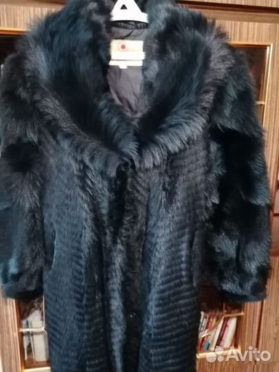 Шуба из меха волка
