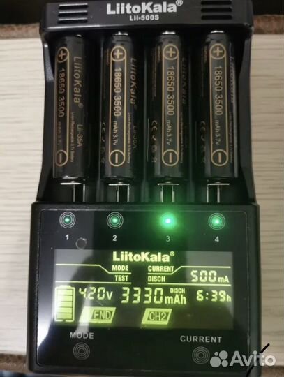 18650 Реальные 3500mah