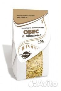 Овёс в оболочке 400 гр. (1уп12шт)