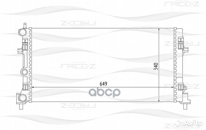 Радиатор KK0187 free-Z