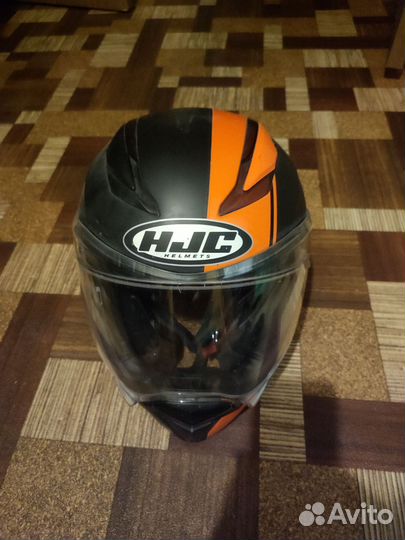 Мотошлем HJC с гарнитурой tcom SC
