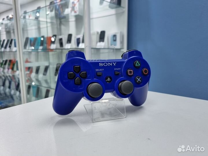 Джойстик для PS3 синий (Вр80)