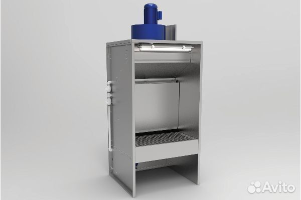 Окрасочная кабина / камера с гидрофильтром