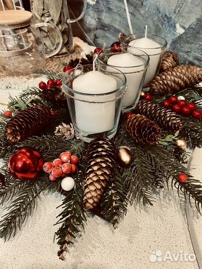 Свеча в оформлении