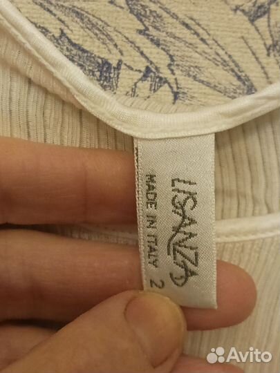 Топ тонкий бесшовный lisanza шелк италия