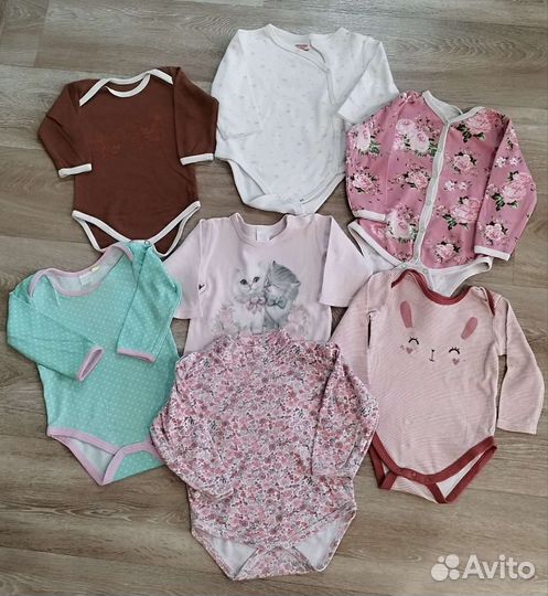 Боди для девочки 6-9 месяцев