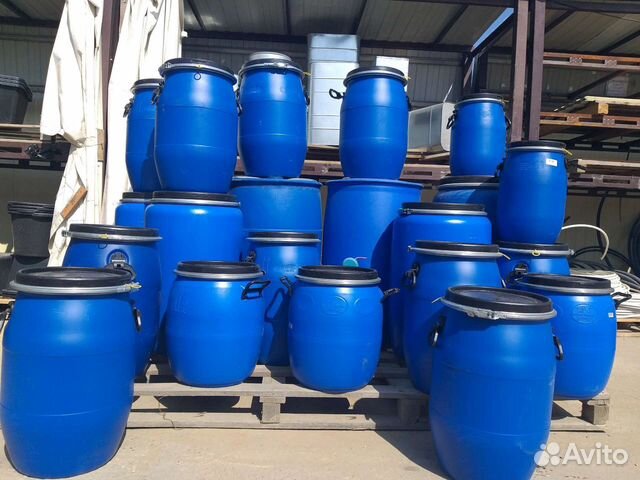 Бочки пищевые пластиковые