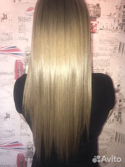 Кератиновое выпрямление волос