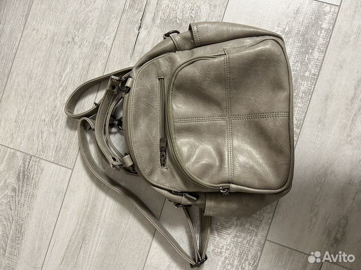 Рюкзак женский кожаный бу