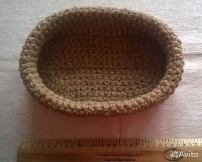 Корзина вязаная