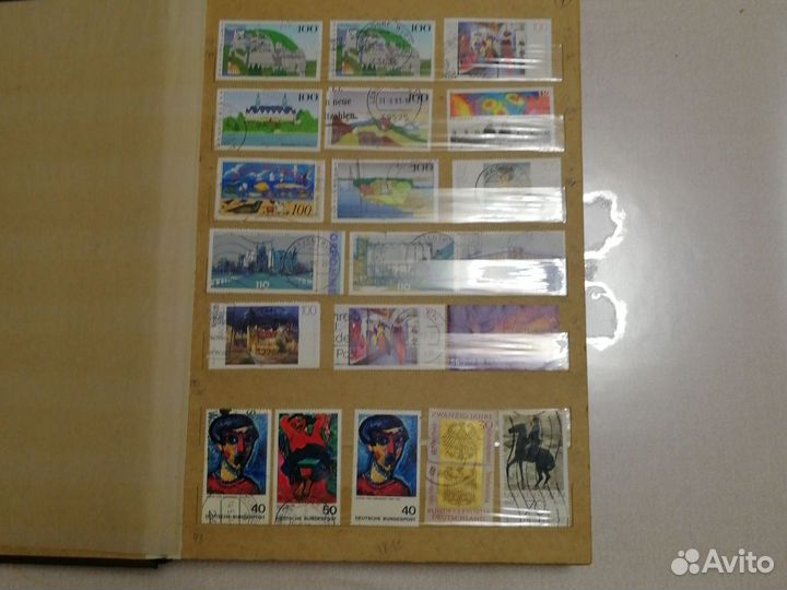 Альбом с марками европы