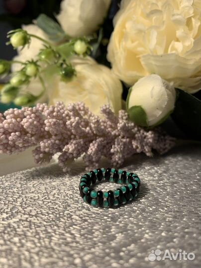 Кольцо из бисера