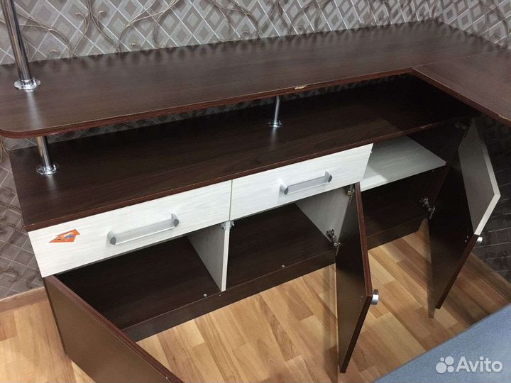 Стеллажи для книг с ящиками