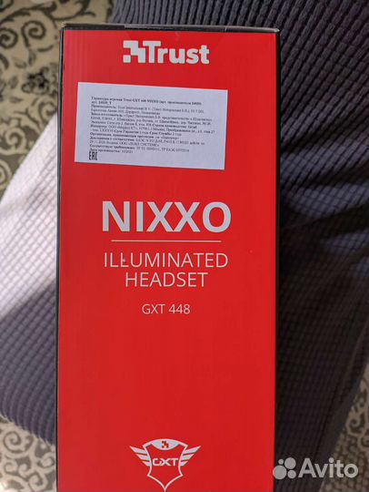 Игровые наушникиTrust GXT 448 Nixxo, клавиатура