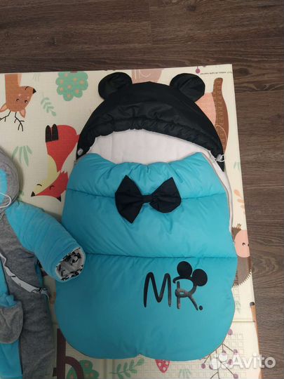 Конверт зимний на выписку