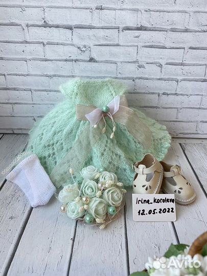 Вязаная одежда для куклы