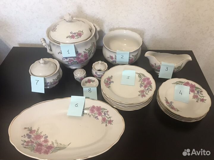 Набор столовой посуды на 6 персон