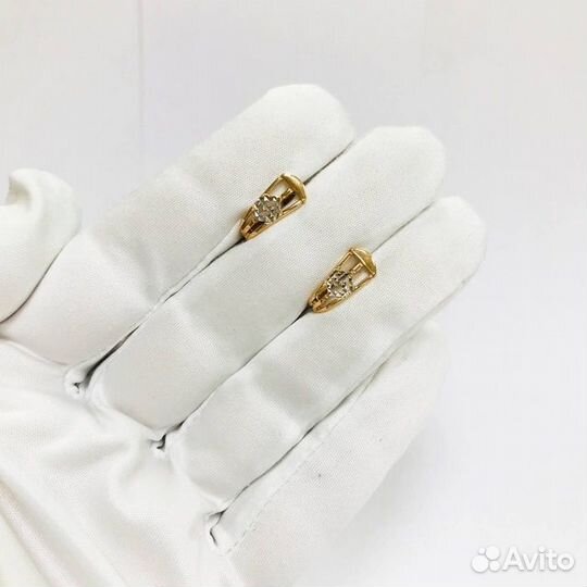 Золотые серьги