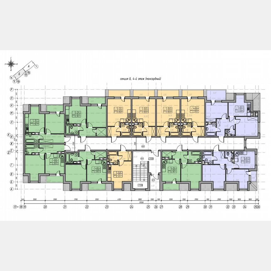 1-к. квартира, 38,2 м², 4/4 эт.
