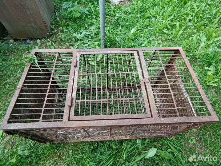 Железная клетка для нутрий