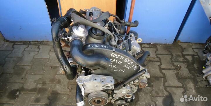 Двигатель audi a3 8l (1996-2000) 1.9 asv