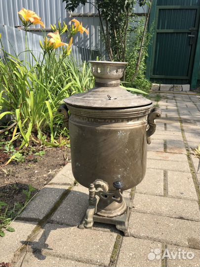 Самовар на дровах 7 литров Рабочий