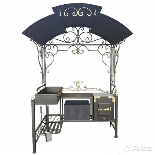 Мангал с крышей