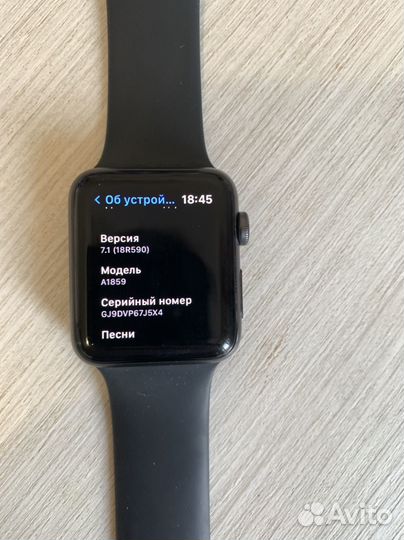 Часы apple watch 3 42mm
