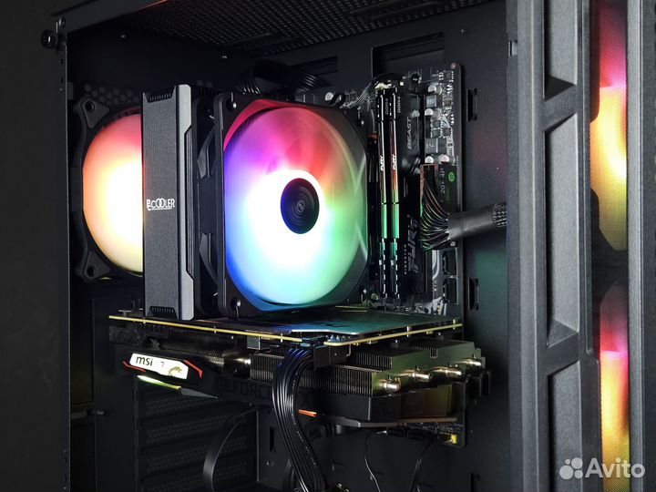 Игровой пк Ryzen 5600x, RTX 2060, DDR4, NVMe