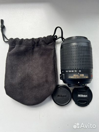 Обьектив Nikon DX AF-S Nikkor 55-200mm 1:4-5.6G ED
