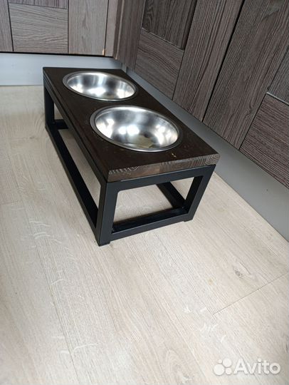Подставка для кормления на две миски