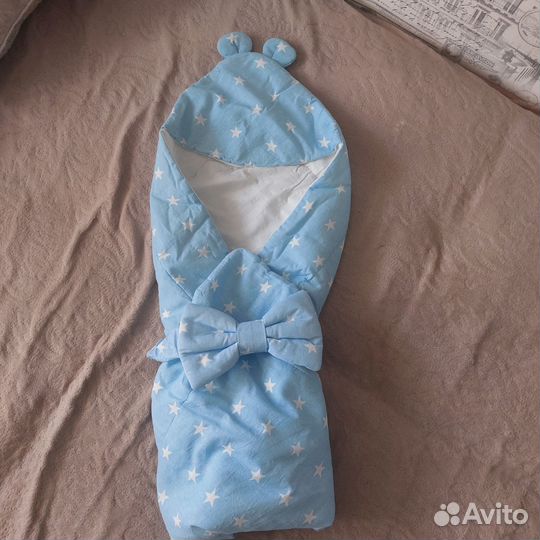 Конверт на выписку летний для мальчика