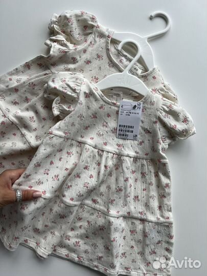 Платье для девочки hm 74, 80, 86, 92