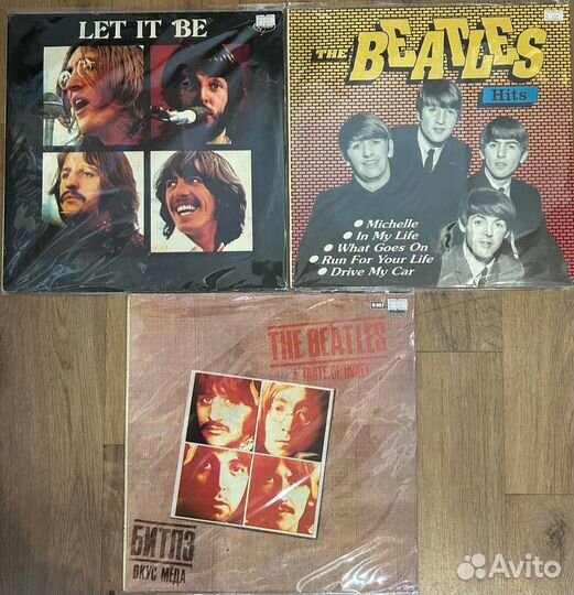 Виниловые пластинки the beatles