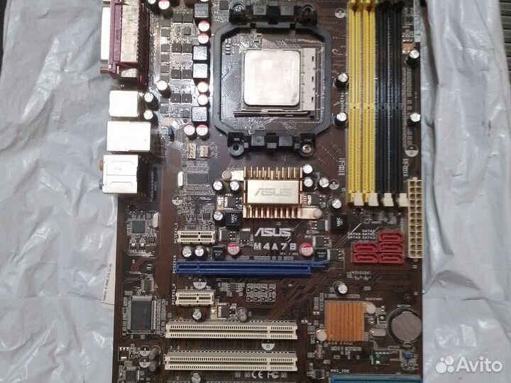 Материнская плата ам2 с процессором