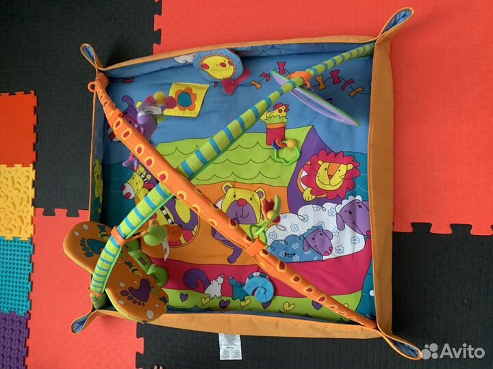 Развивающий коврик tiny love Зоосад