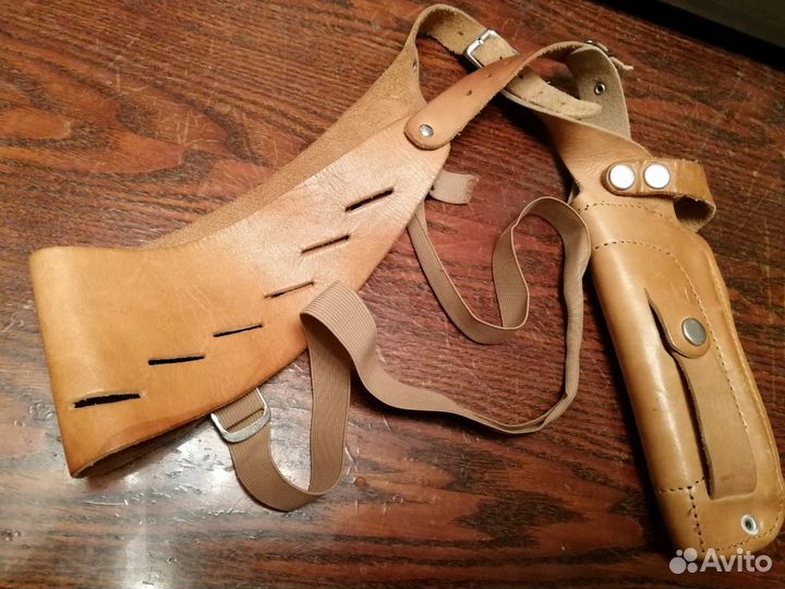 Кобура кожаная наплечная