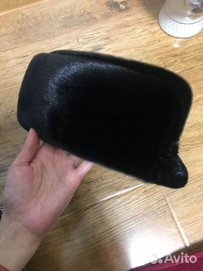 Шапка мужская нутрия зимняя 61-62 размер