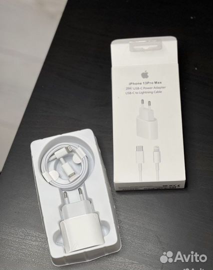 Блок питания 25w + кабель на iPhone