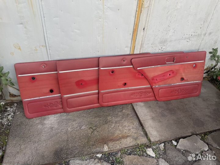 Малиновый салон ваз 2106 полный комплект