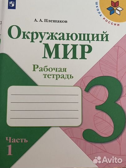 Рабочая тетрадь 3 окружающий мир Школа России
