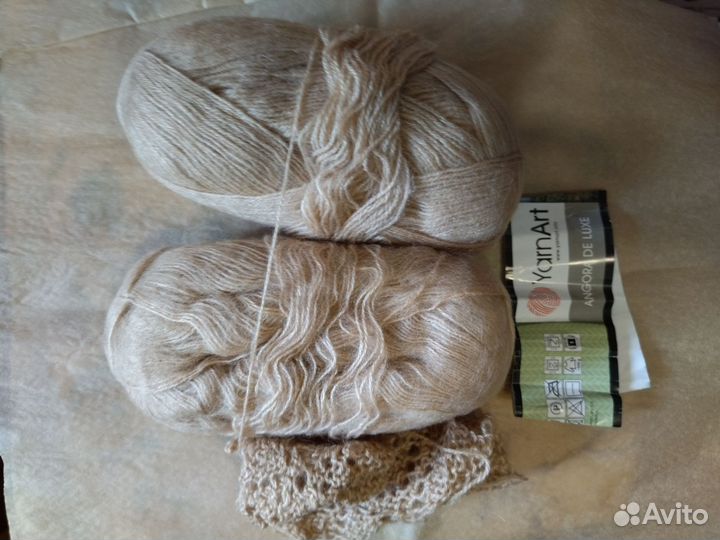 Нитки пряжа мохер