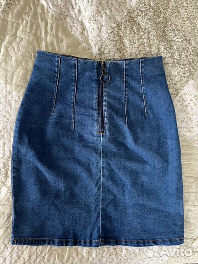 Юбка джинсовая
