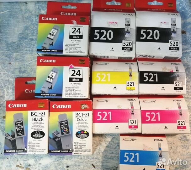 Картридж Canon, HP, Epson