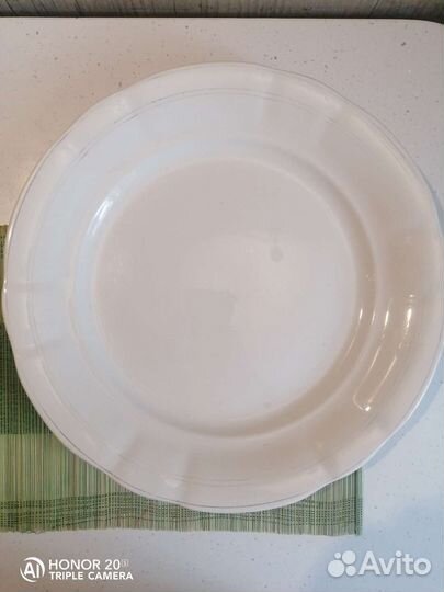 Блюдо большое фарфор Кузнецова 40см