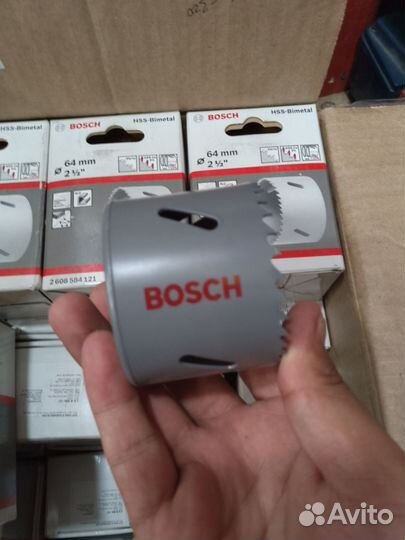 Коронка биметаллическая bosch 64мм