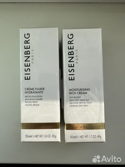 Eisenberg крем-флюид и увлажняющий крем