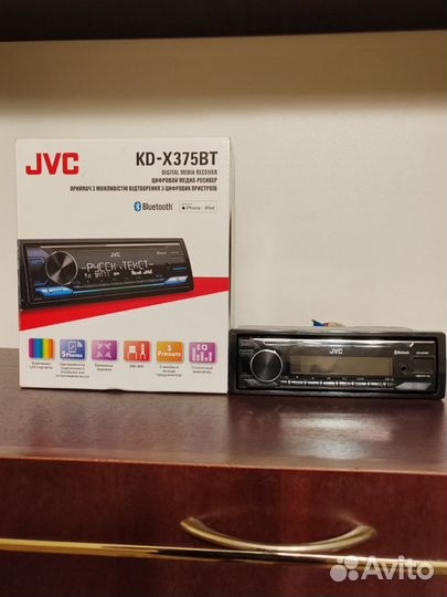 Процессорная магнитола JVC KD-X375BT