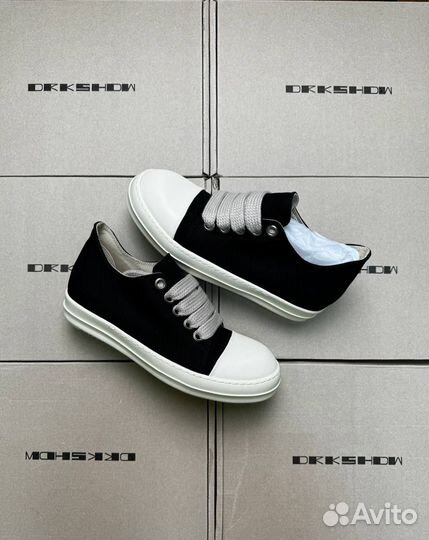 Rick owens drkshdw low jumbo lace 41-45