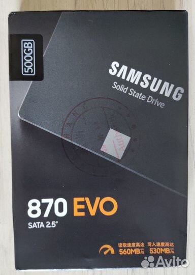 SSD диск Samsung 870 EVO новый б/у ссд